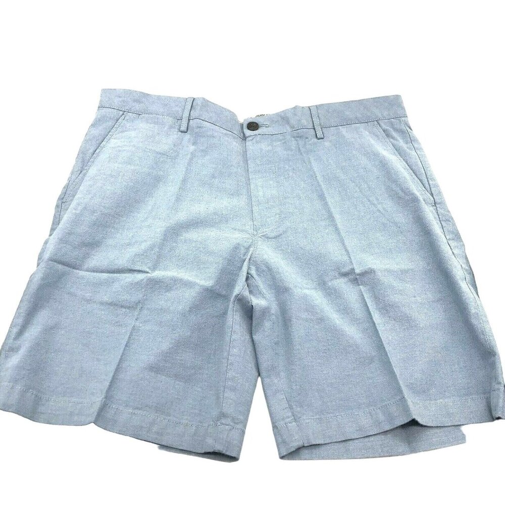 Goodthreads Men's Oxford Shorts Slim Fit 9" Inseam Lightweight Blue Size 38